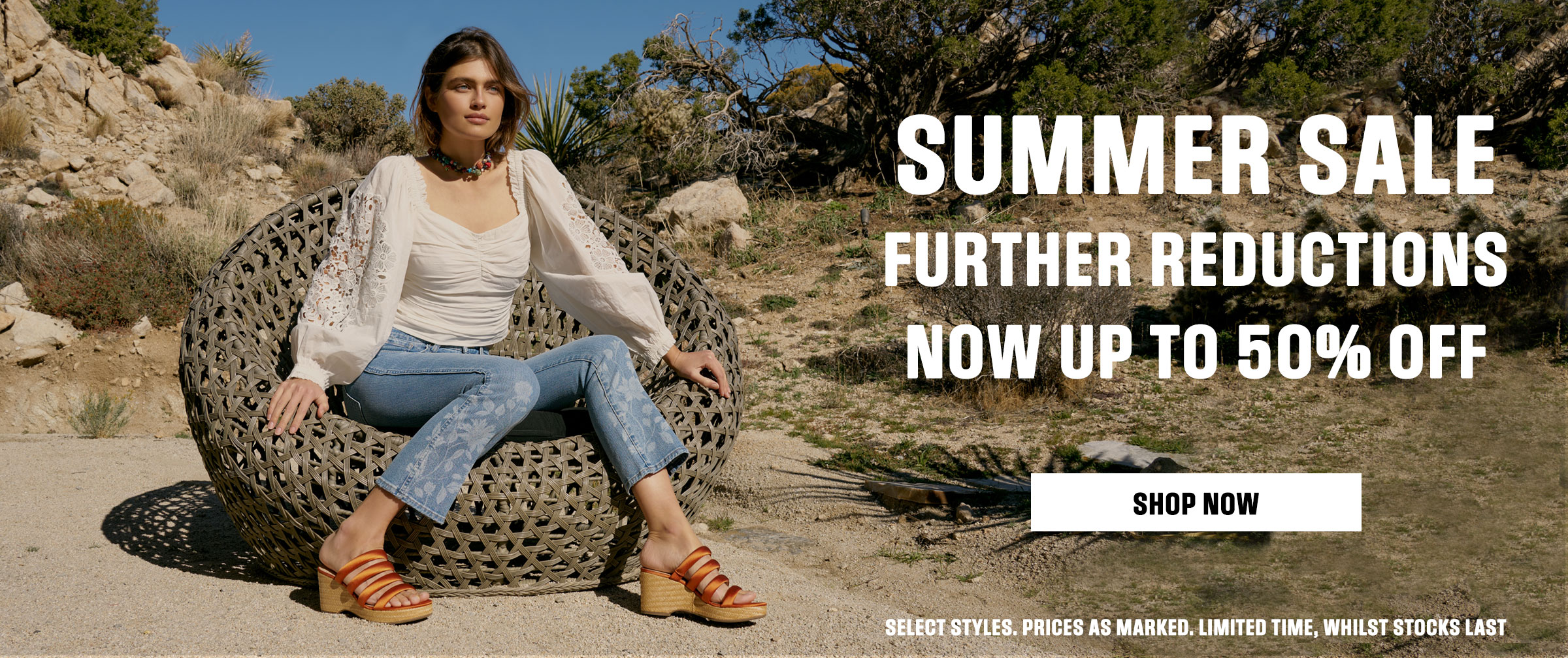 Summer Sale Now Up to 50% Off Select Styles